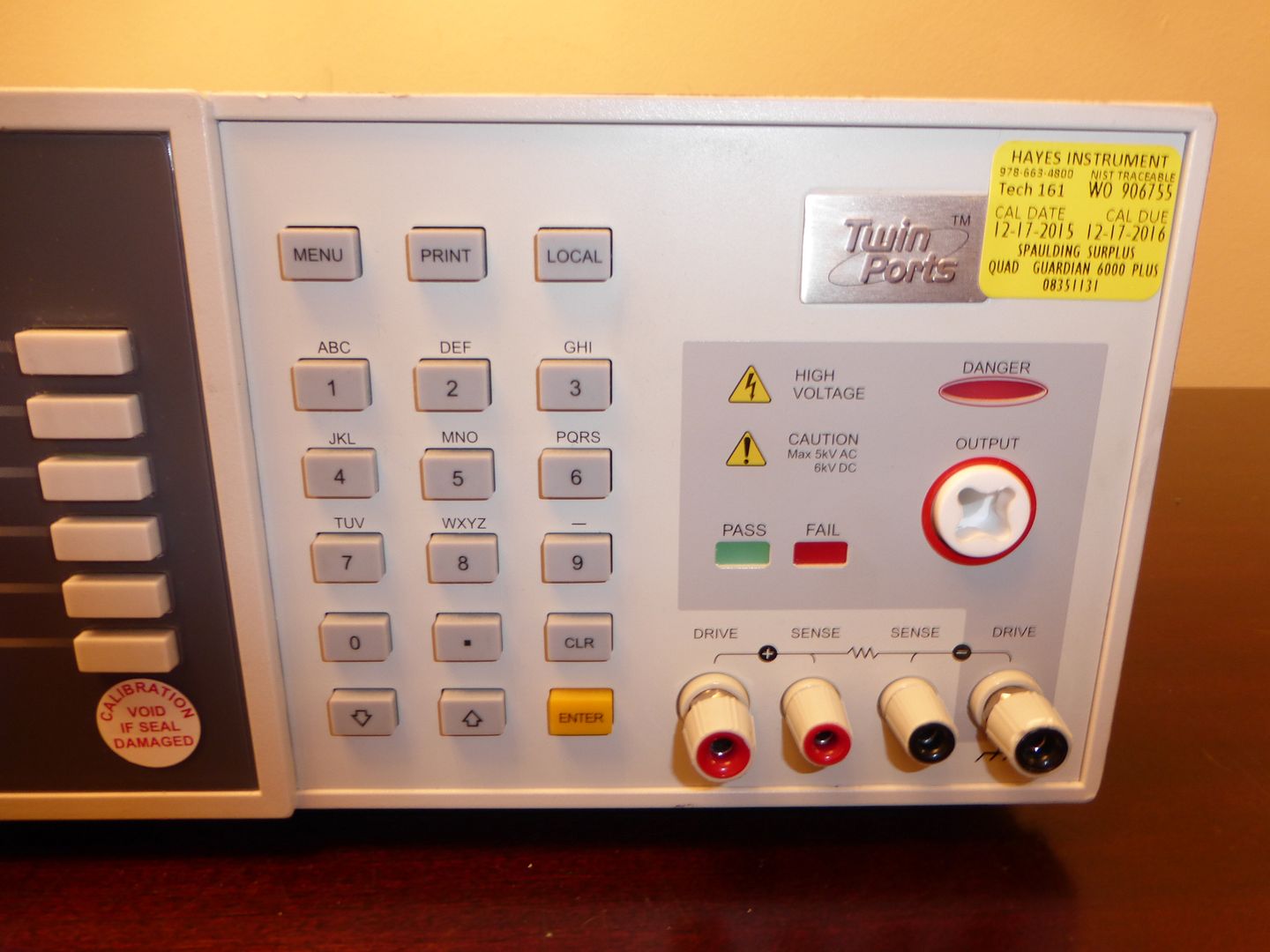 Chroma / Quadtech Guardian 6000 Plus Electrical Safety Analyzer